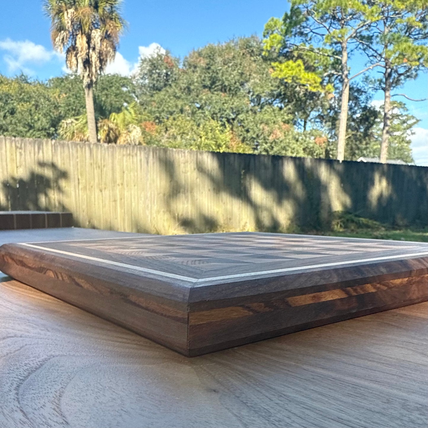 Mosaic Style 5-Wood End Grain Cutting Board