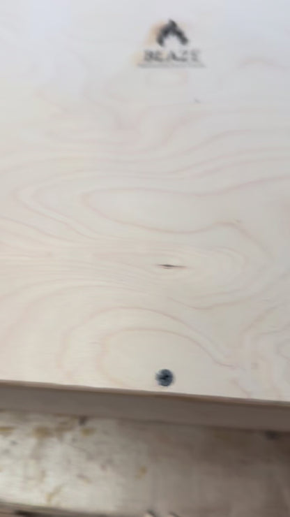 Lace Wood and Black Walnut with Specialty Border Chess Board